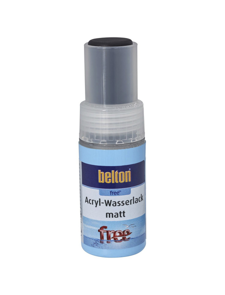 BELTON Acryl-Wasserlack »free«, 9 ml, tiefschwarz