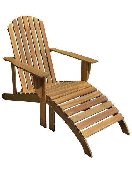 GARDEN PLEASURE Adirondack Chair »Harper«, Gestell: Eukalyptusholz