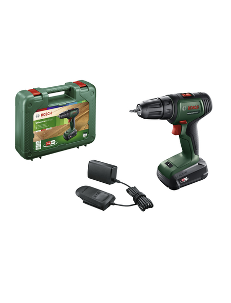 BOSCH HOME & GARDEN Akku-Bohrschrauber »UniversallDrill 18«, Zweigang, 18V, inkl. Akku und Ladegerät BOSCH HOME & GARDEN Akku-Bohrschrauber »UniversallDrill 18«, Zweigang, 18V, inkl. Akku und Ladegerät