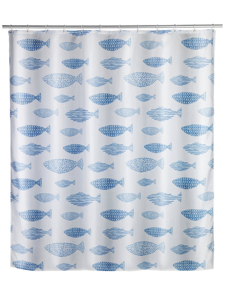 WENKO Anti-Schimmel-Duschvorhang »Aquamarin«, B: 180 cm
