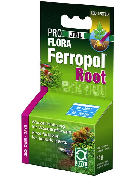 JBL Aquarien-Pflegemittel »Ferropol Root«, 0,014 kg, geeignet für Für alle Aquarien