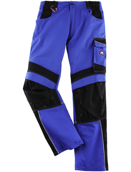 BULLSTAR Arbeitshose EVO Polyester/Baumwolle kornblumenblau/schwarz Gr. 58 BULLSTAR Arbeitshose EVO Polyester/Baumwolle kornblumenblau/schwarz Gr. 58