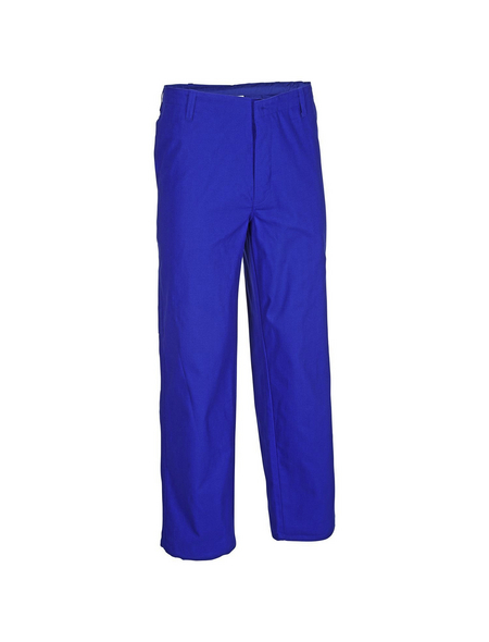 WILLAX Arbeitshose mit Gummizug Baumwolle kornblau Gr. 50 WILLAX Arbeitshose mit Gummizug Baumwolle kornblau Gr. 50