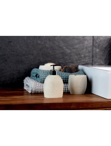 WENKO Bad-Accessoire-Set »Puro«, Polyresin, beige - Hagebau.de