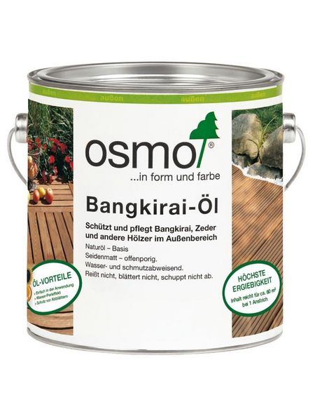 OSMO Bangkirai-Öl, seidenmatt, 2,5 l