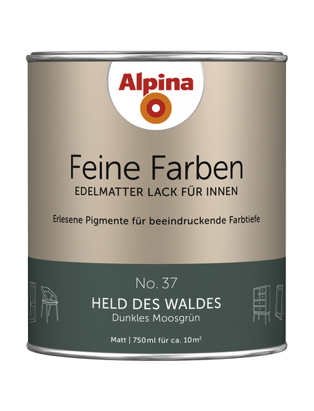 ALPINA Buntlack »Feine Farben«, 0,75 l, moosgrün