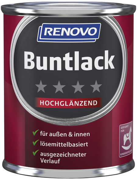 RENOVO Buntlack hochglänzend, himmelblau RAL 5015 RENOVO Buntlack hochglänzend, himmelblau RAL 5015