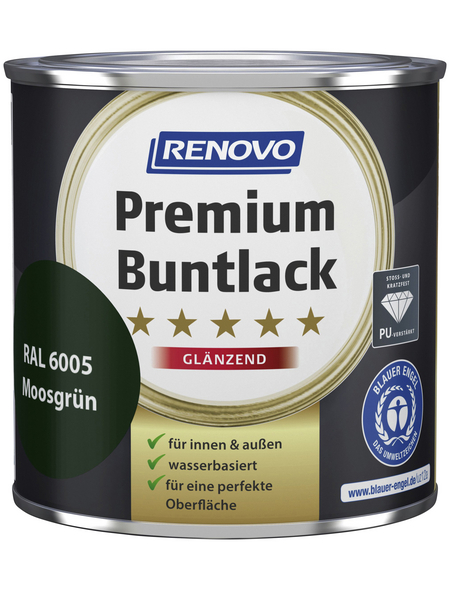 RENOVO Buntlack »Premium«, moosgruen, glänzend RENOVO Buntlack »Premium«, moosgruen, glänzend