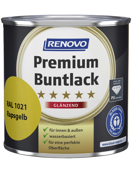 RENOVO Buntlack »Premium«, rapsgelb, glänzend RENOVO Buntlack »Premium«, rapsgelb, glänzend