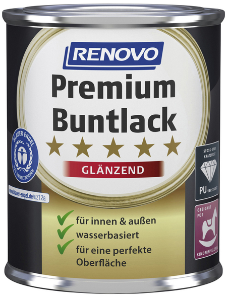 RENOVO Buntlack, schwarz, glänzend RENOVO Buntlack, schwarz, glänzend