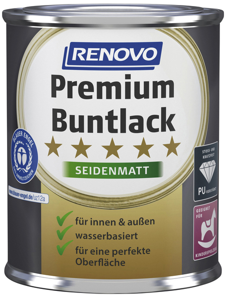 RENOVO Buntlack seidenmatt »Premium«, taubenblau RAL 5014