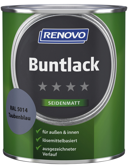 RENOVO Buntlack, taubenblau (RAL 5014), seidenmatt