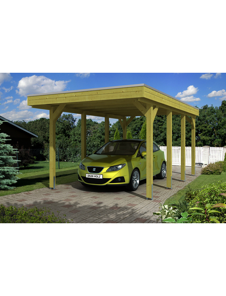 SKANHOLZ Carport »Friesland«, BxT: 314 x 555 cm, Firsthöhe: 241 cm, imprägniert SKANHOLZ Carport »Friesland«, BxT: 314 x 555 cm, Firsthöhe: 241 cm, imprägniert