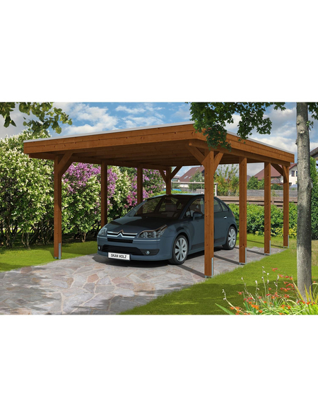 SKANHOLZ Carport Friesland BxT 397x555 Cm Hagebau