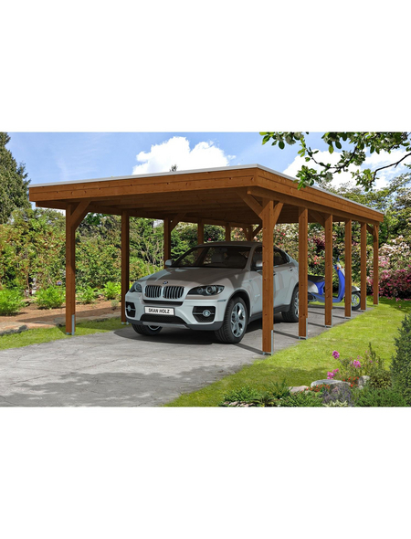 SKANHOLZ Carport Friesland BxT 397x860 Cm Hagebau