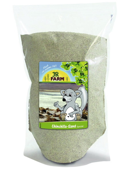 Sabbia Speciale Per Cincill&agrave; JR Farm - 4 Kg, Sepiolite Naturale Per Igiene E Benessere