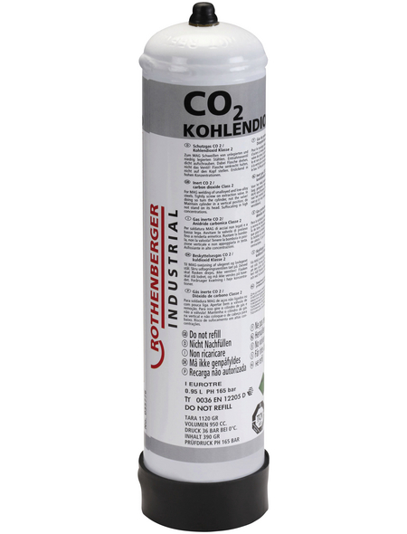 ROTHENBERGER Industrial CO2-Einwegflasche, 950 ml