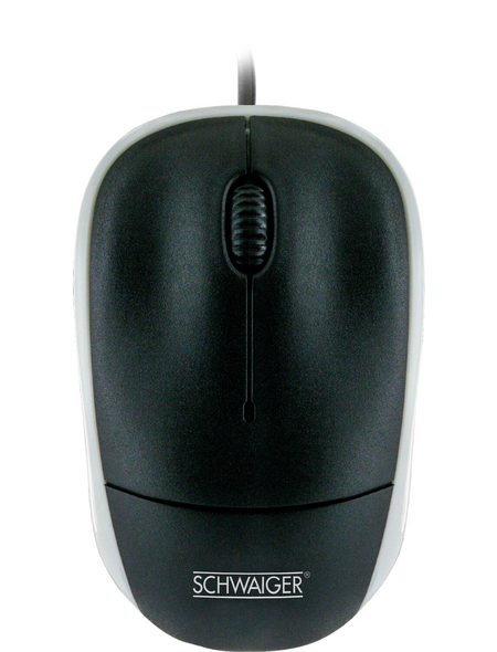 Commodore Computer Maus, Kabelgebundene Maus schwarz/grau