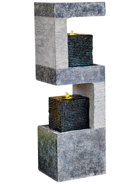 GRANIMEX Dekobrunnen »Kaito«, Höhe: 88 cm, granitfarben, inkl. Pumpe GRANIMEX Dekobrunnen »Kaito«, Höhe: 88 cm, granitfarben, inkl. Pumpe
