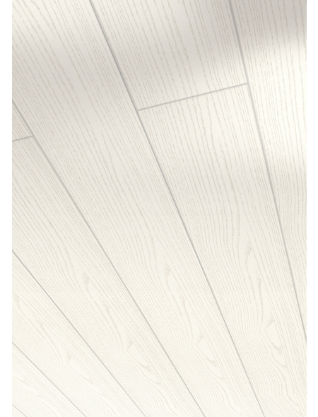 PARADOR Dekorpaneele »Home«, Eschefarben weiß, Holzwerkstoff, Stärke: 10 mm