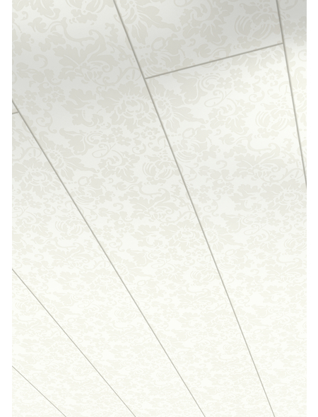 PARADOR Dekorpaneele »Style«, Floral weiß, Holzwerkstoff, Stärke: 10 mm