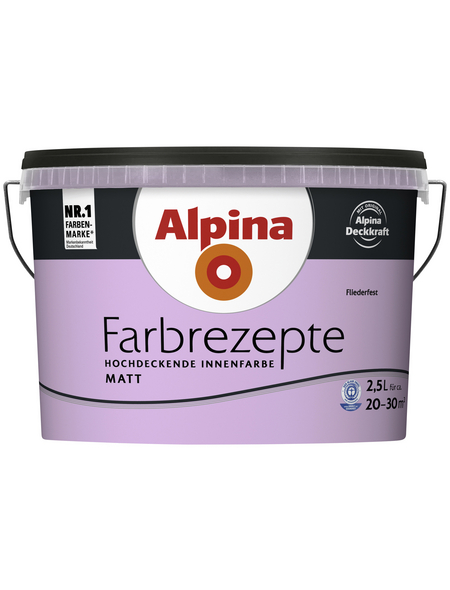 ALPINA Dispersionsfarbe »Farbrezepte«, Fliederfest, matt