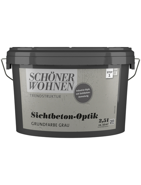 SCHÖNER WOHNEN FARBE Dispersionsfarbe »Trendstruktur«, 2,5 l SCHÖNER WOHNEN FARBE Dispersionsfarbe »Trendstruktur«, 2,5 l