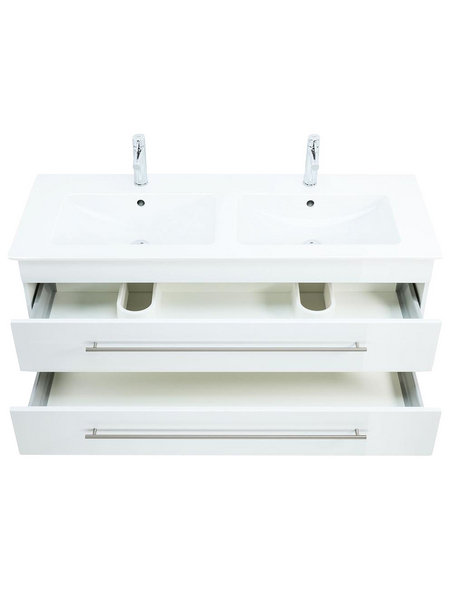 VILLEROY & BOCH Doppel-Waschplatz »VENTICELLO«, B x T x H: 130 x 50 x 53 cm VILLEROY & BOCH Doppel-Waschplatz »VENTICELLO«, B x T x H: 130 x 50 x 53 cm