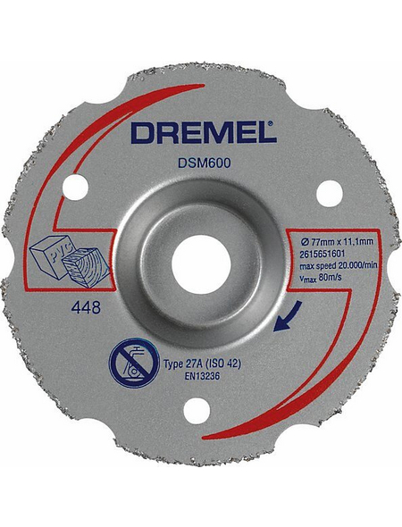 DREMEL DREMEL® Mehrzweck-Karbidtrennscheibe DSM20, DSM600