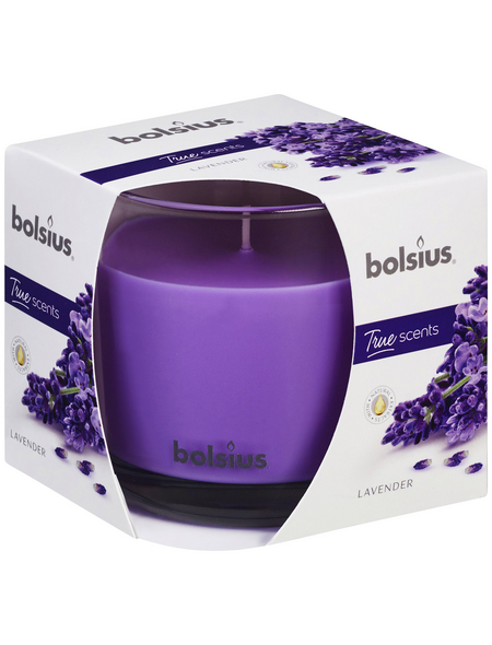 Bolsius Duftkerze »True Scents«, lila, Duft: Lavendel