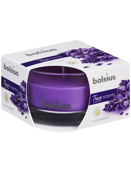 Bolsius Duftkerze »True Scents«, lila, Duft: Lavendel