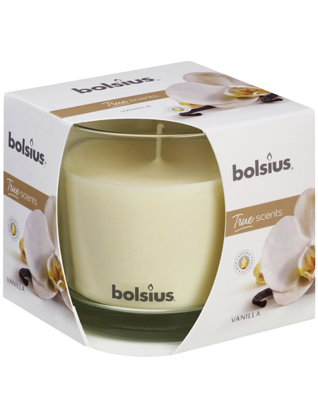 Bolsius Duftkerze »True Scents«, weiß, Duft: Vanille