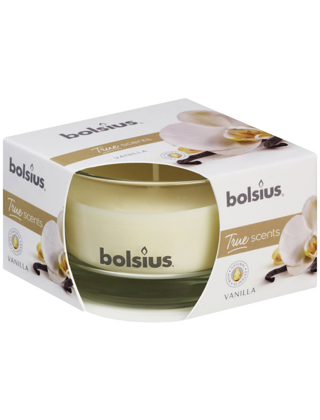 Bolsius Duftkerze »True Scents«, weiß, Duft: Vanille