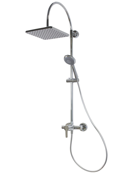 BREUER Duschsystem »Aquamaxx 200«, Höhe: 155,9 cm, chromfarben BREUER Duschsystem »Aquamaxx 200«, Höhe: 155,9 cm, chromfarben