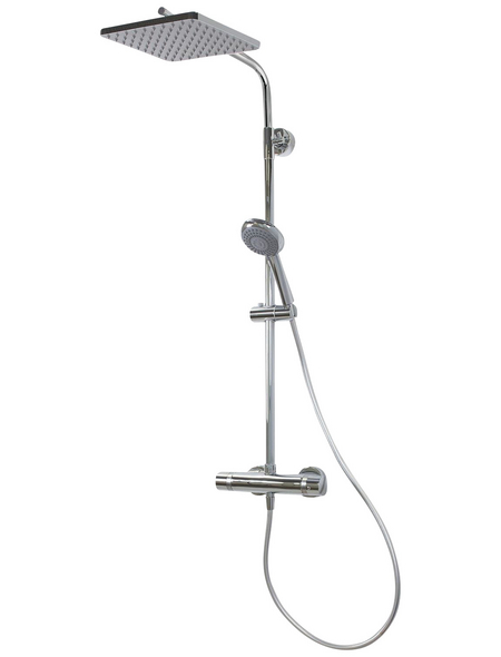 BREUER Duschsystem »Aquamaxx 310«, Höhe: 159 cm, chromfarben