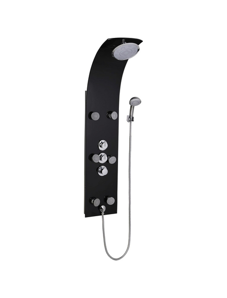 SCHÜTTE Duschsystem »Lanzarote«, Höhe: 132,8 cm, schwarz SCHÜTTE Duschsystem »Lanzarote«, Höhe: 132,8 cm, schwarz