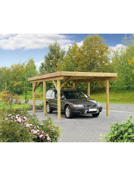 MR. GARDENER Einzelcarport »Bremen 1«, natur MR. GARDENER Einzelcarport »Bremen 1«, natur