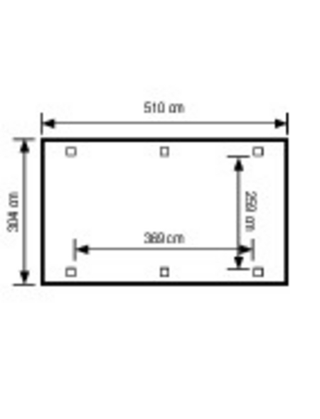 MR GARDENER Einzelcarport BxT X510 Cm Hagebau