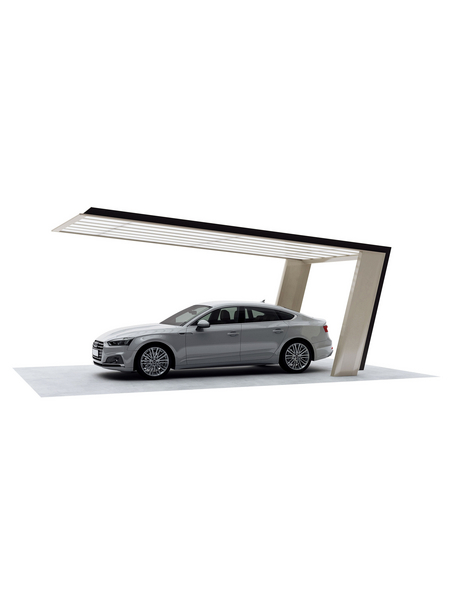 XIMAX Einzelcarport »MyPort 7«, Typ 60, Außenmaß BxT: 269 x 587,3 cm, schwarz|edelstahlfarben XIMAX Einzelcarport »MyPort 7«, Typ 60, Außenmaß BxT: 269 x 587,3 cm, schwarz|edelstahlfarben