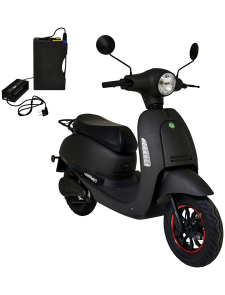 GREENSTREET Elektroroller »SEED«, 45 km/h (max.), Reichweite 80 km (eco), mattschwarz GREENSTREET Elektroroller »SEED«, 45 km/h (max.), Reichweite 80 km (eco), mattschwarz