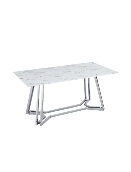 SalesFever Esstisch »Tisch«, BxT: 170 x 160 cm, metall|glas