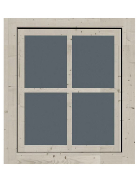 KARIBU Fenster für Gartenhäuser »28 mm«, Holz