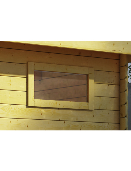 KARIBU Fenster für Gartenhäuser »38 mm«, BxH: 85 x 44 cm, Holz