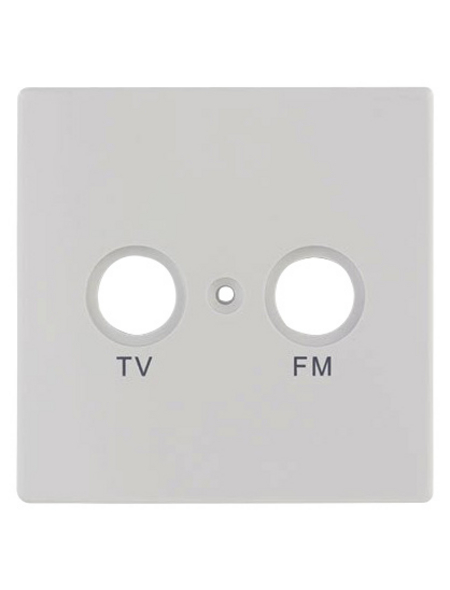 REV-Ritter Futura Abdeckung Antenne TV/RF, Weiß, Kunststoff