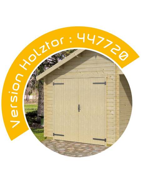 LASITA MAJA Garagentor, Breite: 239 cm, Holz, natur - Hagebau.de