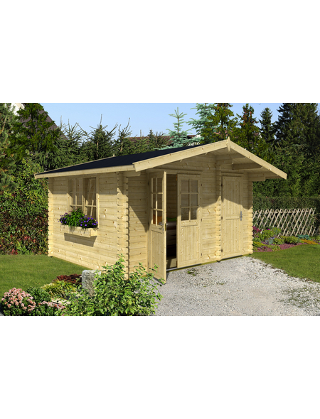 OUTDOOR LIFE PRODUCTS Gartenhaus »Borkum 5«, BxT: 445 x 490 cm, Satteldach OUTDOOR LIFE PRODUCTS Gartenhaus »Borkum 5«, BxT: 445 x 490 cm, Satteldach