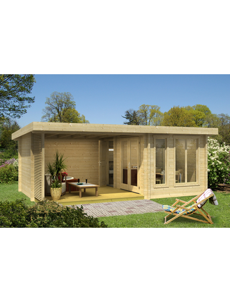 WEKA Gartenhaus, BxT: 670 x 450 cm (Außenmaße), Flachdach - Hagebau.de