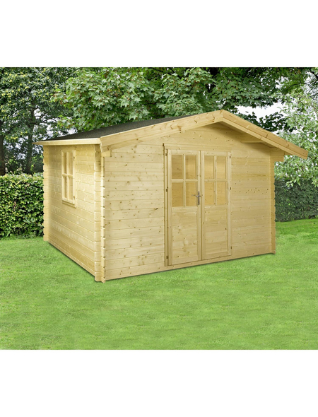 MR. GARDENER Gartenhaus »Donau«, BxT: 430cm x 339cm ...