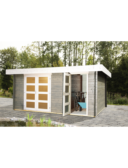 WOLFF FINNHAUS Gartenhaus »Nancy«, BxT: 504 x 347 cm ...