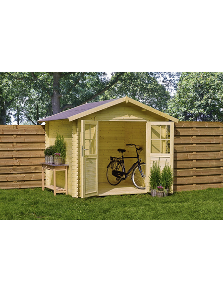 OUTDOOR LIFE PRODUCTS Gartenhaus »Newport«, BxT: 282 x 260 cm, Satteldach OUTDOOR LIFE PRODUCTS Gartenhaus »Newport«, BxT: 282 x 260 cm, Satteldach